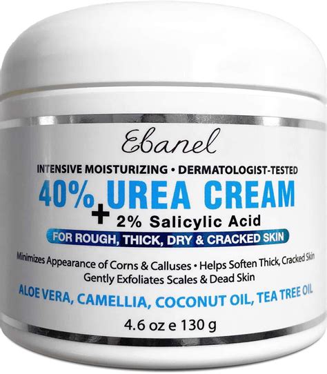 Urea Cream 40% Plus Salicylic Acid 4.6 Oz, Callus Remover Hand Cream Foot Cream For Dry Cracked ...