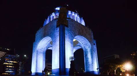 Monumentos De La Cdmx Se Iluminaron De Azul Maya Y Esta Fue La Razón