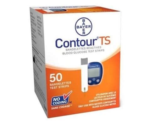 Bayer Contour TS Blood Glucose 50 Test Strips Health Aid BD