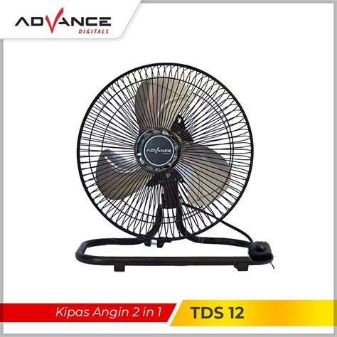 Jual Advance 12 Inch Kipas Angin 2in1 Dinding Vertikal TDS 12 Garansi