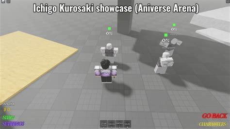 Ichigo Kurosaki Showcase Aniverse Arena YouTube