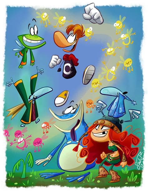 Rayman Legends Tribute By Happydoodle On Deviantart Rayman Legends