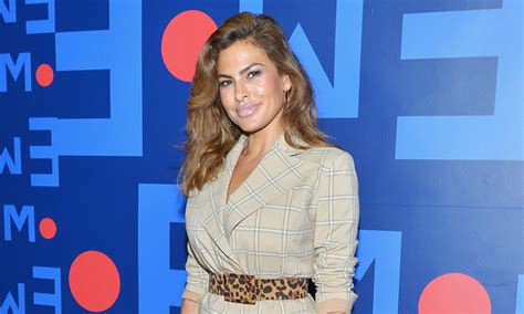 Eva Mendes Makes Rare Appearance For New York Company Fashion Show