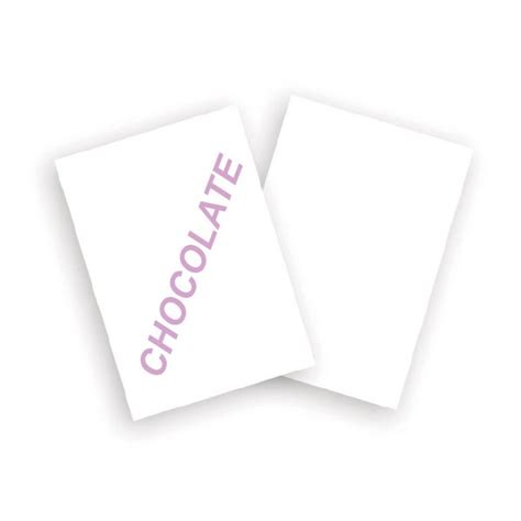 TRANSFER COMESTIBLE CHOCO A4 PAQ/30 UDS. | Tienda Duo Harinero