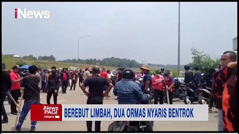 Berebut Jatah Pengelolaan Limbah Dua Ormas Di Bekasi Hampir Bentrok