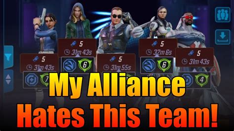 My Alliance Hates This Team Marvel Strike Force Msf Youtube