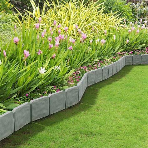 20pcs 10pcs Garden Edger Border 2024 New Garden Edging Border Plastic