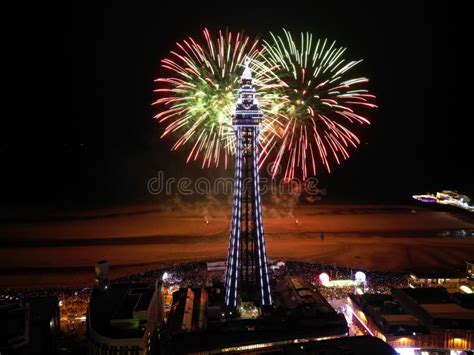 Vibrant Display Of Fireworks Illuminating The Night Sky At The