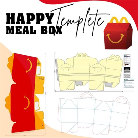 Happy Meal Box Template- An Ideal Packaging Solution