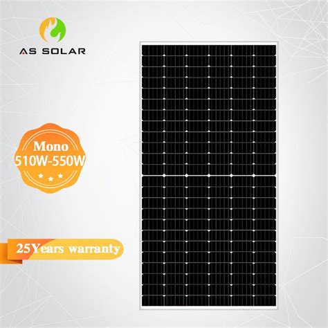 Years Warranty Monocrystalline Pv Solar Cell Plate Solar Panel