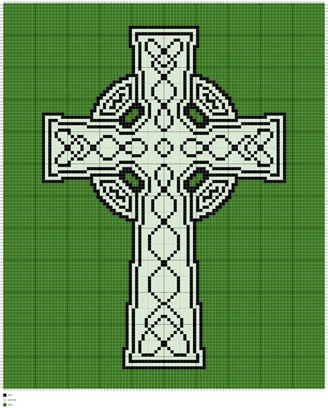 Celtic Cross Cross-stitch Pattern - Etsy