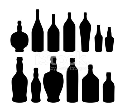 Wine Bottle And Glass Silhouette at GetDrawings | Free download