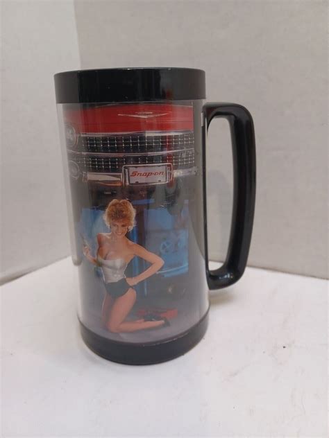 Snap On Tools Vintage Pin Up Girls Coffee Mugs Toolmate Edition B