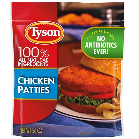 Tyson Fully Cooked And Breaded Spicy Chicken Patties Lb Bag Frozen