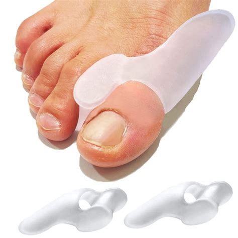 8 Pack Toe Bunion Cushion Big Toe Bunion Gel Shield With Spacer