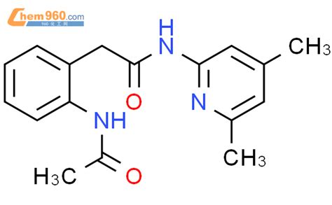 521276 57 3 Benzeneacetamide 2 Acetylamino N 4 6 Dimethyl 2