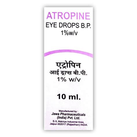 Buy ATROPINE Eye Drops 10ml Online at Upto 25% OFF | Netmeds