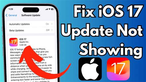 How To Fix Ios 17 Update Is Not Showing On Iphone And Ipad Fix Ios 17