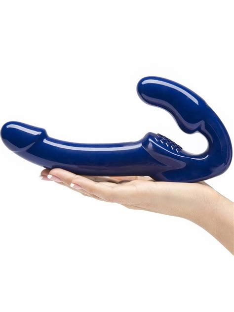 Strap U Revolver Ii Vibrating Strapless Strap On Dildo