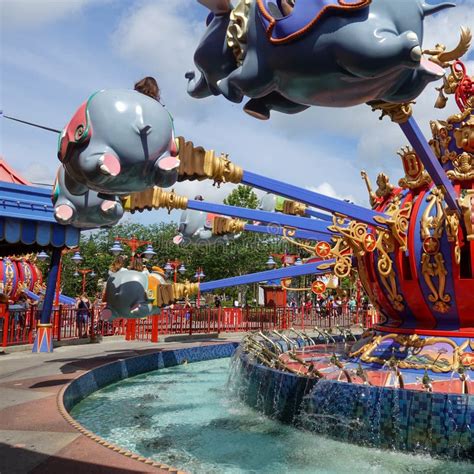 Dumbo the Flying Elephant Ride at Magic Kingdom in Disney World Orlando, Florida Editorial Image ...