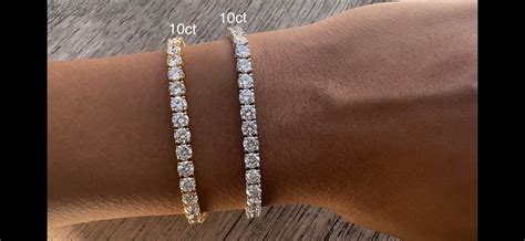 10 Carat Diamond Bracelet. 14k White Gold 10 Carat Diamond Bracelet ...