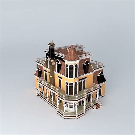 Victorian House free 3D model | CGTrader