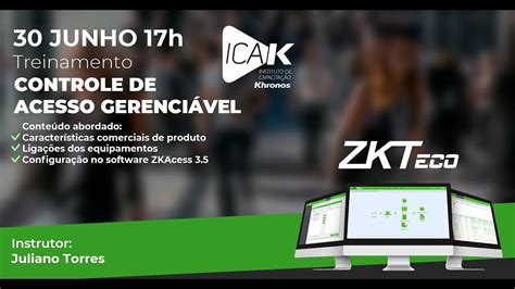 Treinamento Controle De Acesso ZKTeco YouTube