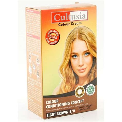 Jual Cuci Gudang Awal Tahun Cultusia Hair Color Colour Cream Pewarna