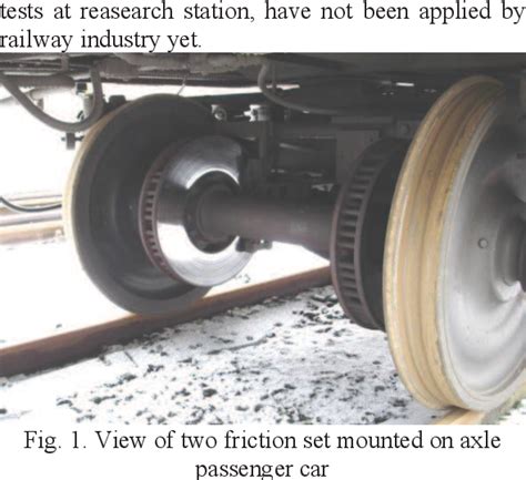 Figure 1 From Evaluation Of The Wear Of Friction Pads Railway Disc Brake Using Selected