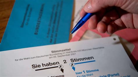 Briefwahlen So Funktioniert Der Stimmzettel Zur Bundestagswahl