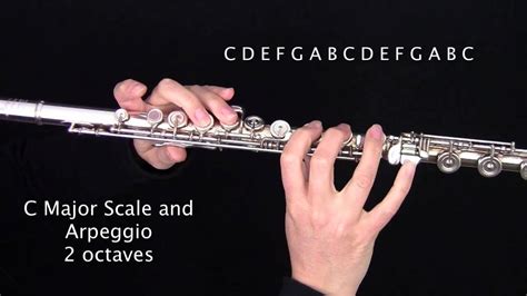 C Major Scale Flute Finger Chart: A Visual Reference of Charts | Chart ...