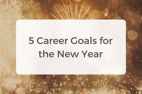 Career Goals For The New Year Bentley Careeredge