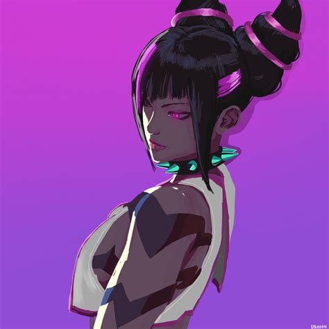 Juri Han By Dkasau Street Fighter Art Juri Street Fighter Street