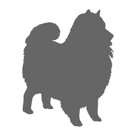 Keeshond Stencil