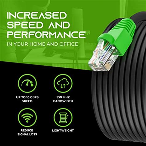 Gearit Cat6 Outdoor Ethernet Cable 250 Feet Cca Copper Clad