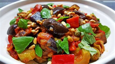 Siciliaanse Caponata Met Aubergine Gewoon Een Foodblog