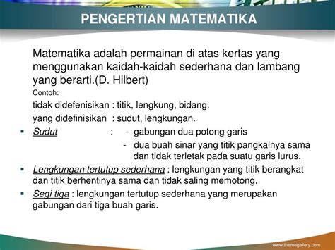 Ppt Matematika Hakikat Dan Manfaatnya Powerpoint Presentation Free