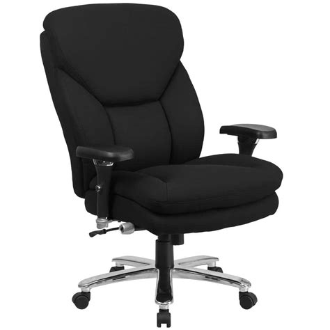 Carnegy Avenue Fabric Swivel Ergonomic Office Chair In Black CGA GO