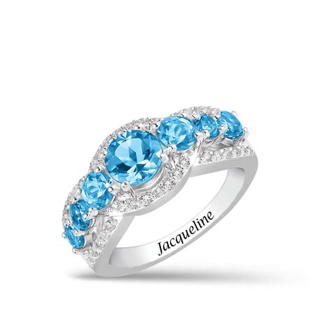 Genuine December Birthstone Ring