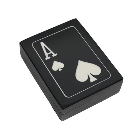 single resin card box black rj eagar