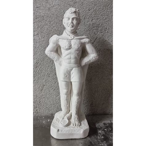 Imagem Orixá Exu Veludo 23cm Gesso Cru Shopee Brasil