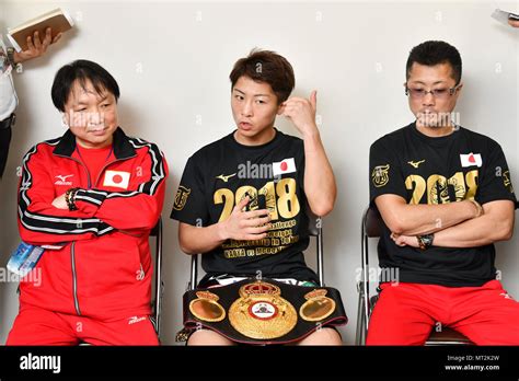 Tokyo Japan 25th May 2018 L R Hideyuki Ohashi Naoya Inoue JPN