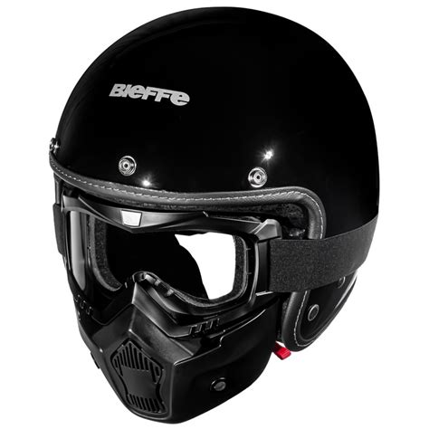 Capacete Bieffe B Classic Preto Brilho B Bf Motoland