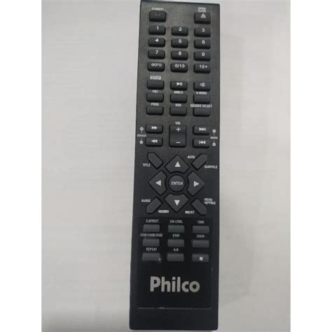 Controle Remoto Para Mini System Philco Ph400 Ph650 Ph800 Shopee Brasil