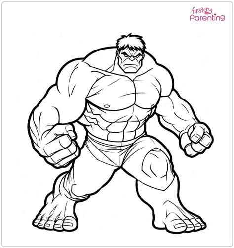 25 Hulk Coloring Pages Free Printable Sheets And Images For Kids