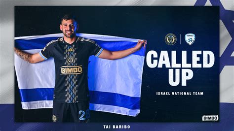 Baribo Called Up For Israel National Team Philadelphia Union