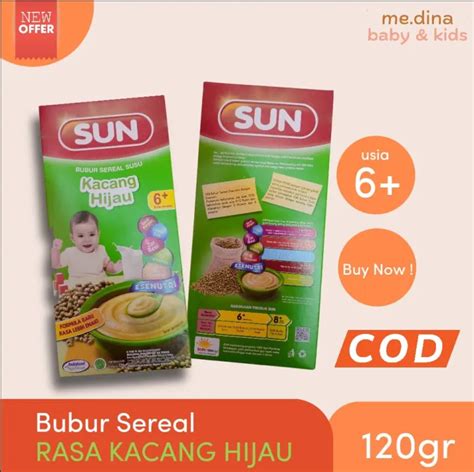 Sun Bubur Sereal Susu Kacang Hijau Untuk Bayi Usia Bulan Masa