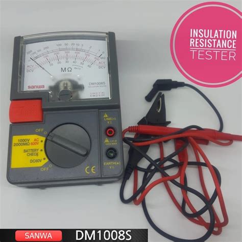 Jual Resistansi Insulasi Analog Megger Tester Sanwa Dm S M Ohm