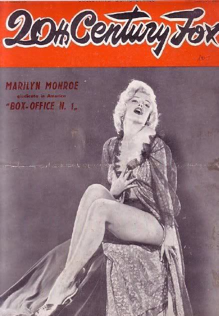 Marilyn Monroe On The Cover Of 20th Century Fox Magazine February 28