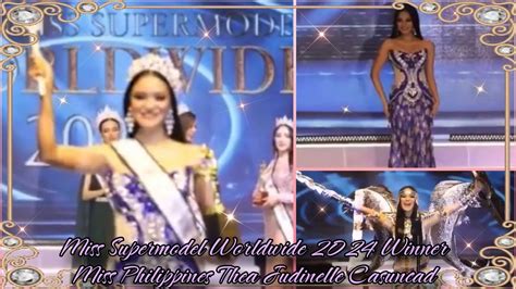 Thea Judinelle Casuncad Miss Supermodel Worldwide 2024 Philippines